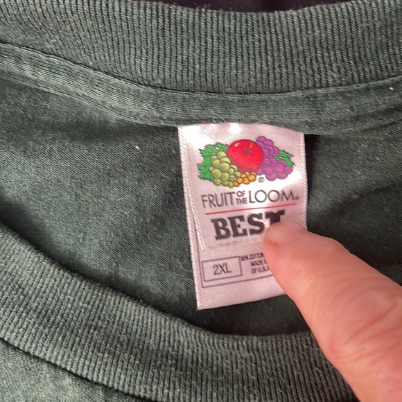 North Adams Devils Green Long Sleeve Shirt fruit of the loom 2xl - Picture 4 of 7